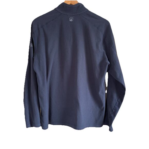 Eastern Mountain Sports EMS Women’s Sz Medium Gray-Blue Fleece Polartec 1/4 Zip - Picture 3 of 13